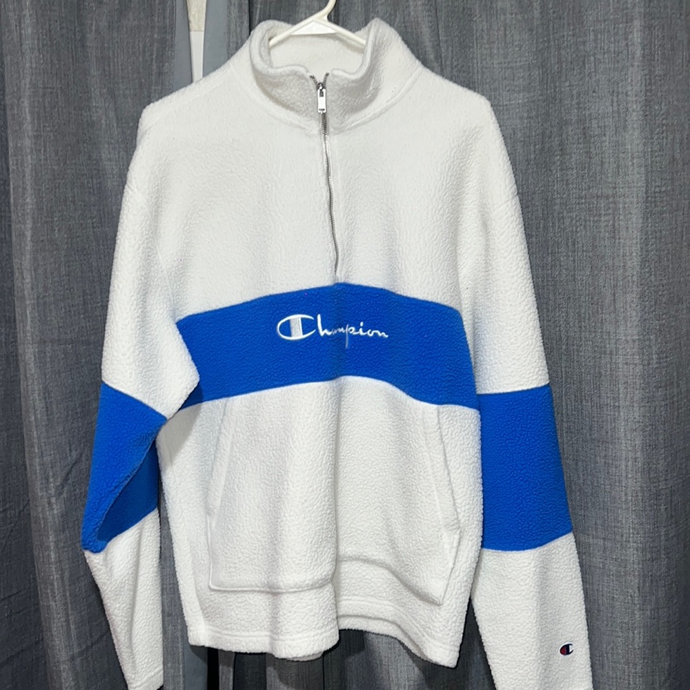 Champion Sherpa Half Zip Sweatshirt